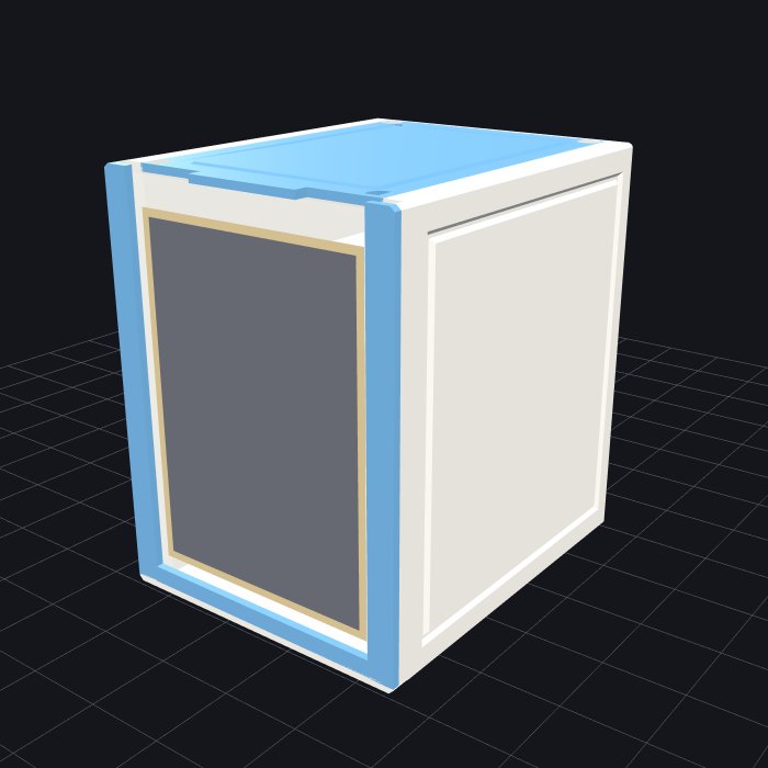 Azorius colourway DeckBox render