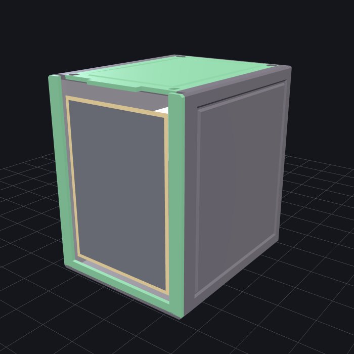 Golgari colourway DeckBox render