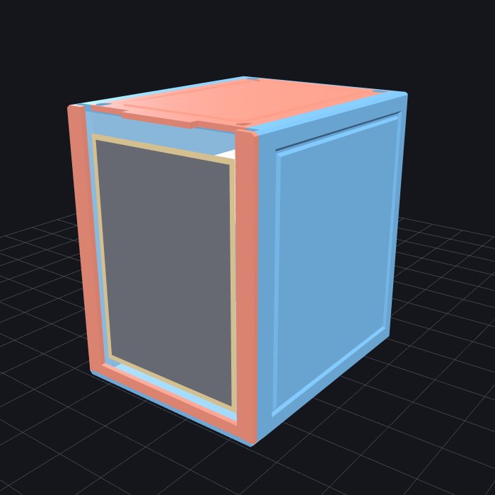 Izzet colourway DeckBox render