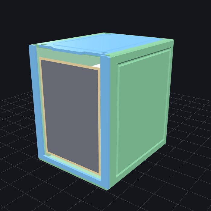 Simic colourway DeckBox render